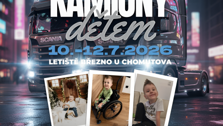 Podporujeme Kamiony dětem 10-12.7 2026 v Březně u Chomutova