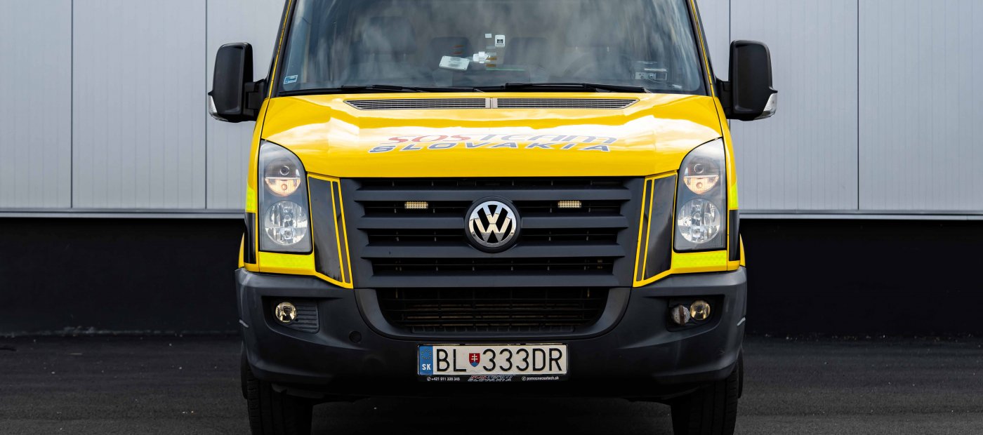 Odťahový špeciál VW Crafter 7miest